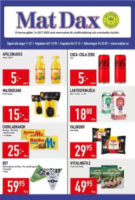 Matdax reklamblad