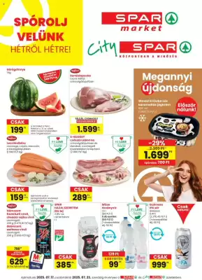 Spar Market akciós újság