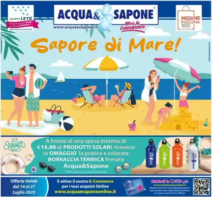 Volantino Acqua & Sapone (valido fino al 27-07)
