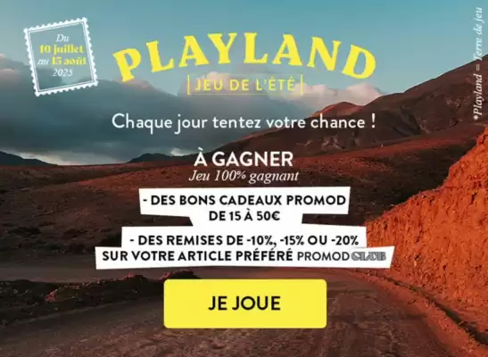 Catalogue Promod (valable jusqu'au 15-08)
