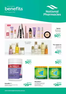 National Pharmacies catalogue (valid until 19-08)