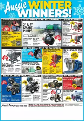 Aussie Pumps catalogue (valid until 31-07)