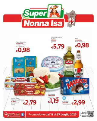 Volantino Supermercati Nonna Isa (valido fino al 27-07)