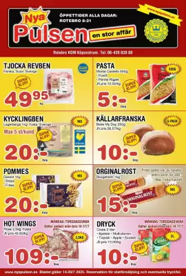 Nya Pulsen reklamblad