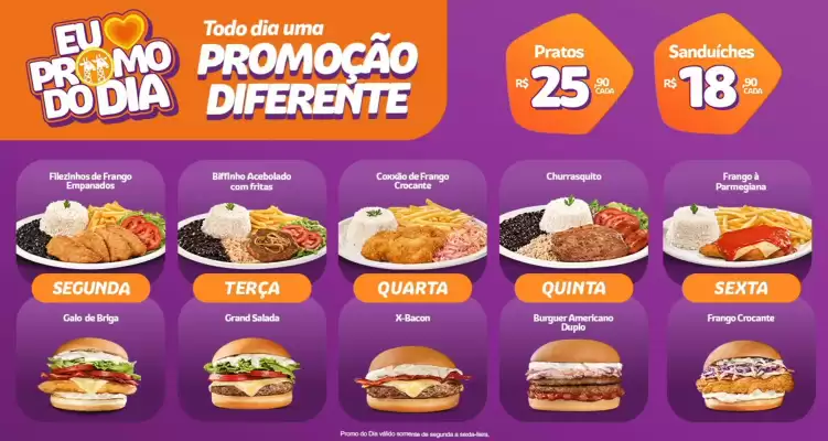 Catálogo Giraffas (válido até 28-07)