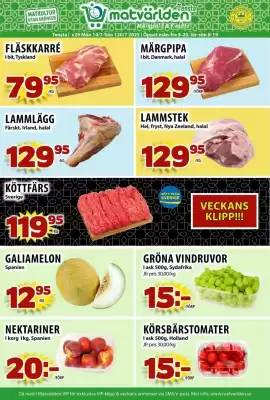 Matvärlden Tensta reklamblad
