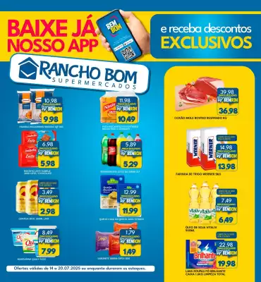 Catálogo Rancho Bom Supermercados (válido até 20-07)