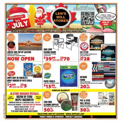 Len's Mill Stores flyer (valid until 28-07)