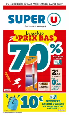 Catalogue Super U (valable jusqu'au 10-08)