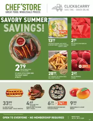 US Foods Chef's Store Weekly Ad (valid until 27-07)