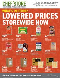 US Foods Chef's Store Weekly Ad Page 1
