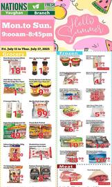 Nations Fresh Foods flyer week 28 Page 1