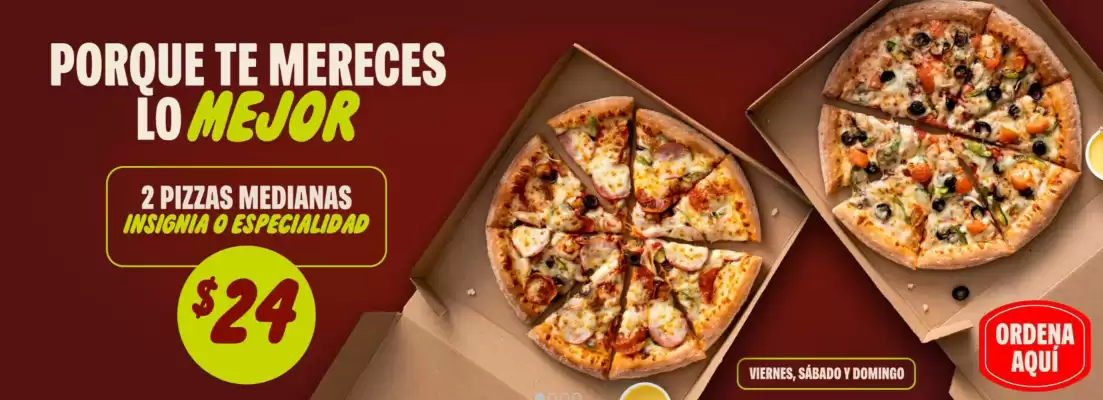 Catálogo Papa John's (válido hasta 31-07)