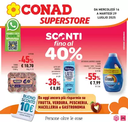 Volantino Conad Superstore (valido fino al 29-07)