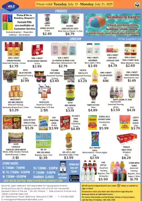 Seven Mile Market ad (valid until 21-07)