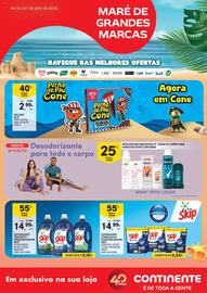 Folheto Continente | Unilever: Maré de Grandes Marcas Página 1
