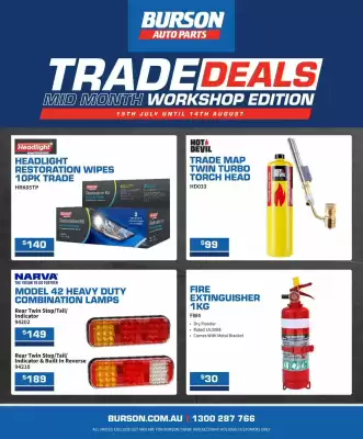Burson Auto Parts catalogue (valid until 14-08)