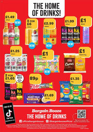 Bargain Booze leaflet Page 1