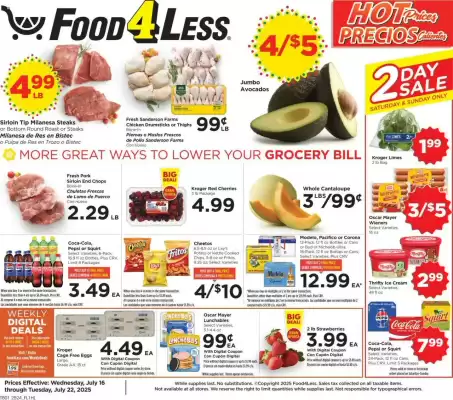 Food 4 Less Weekly Ad (valid until 22-07)