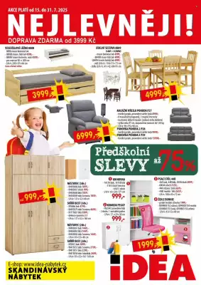 IDEA nábytek leták (platné do 31-07)
