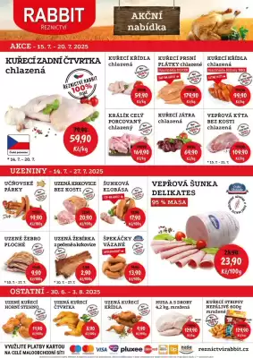 RABBIT řeznictví leták