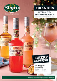 Sligro folder | Dranken Pagina 1