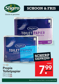 Sligro folder | Schoon & fris Pagina 1