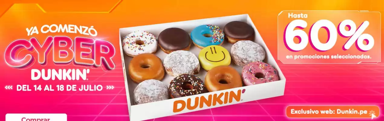 Catálogo Dunkin Donuts (válido hasta 18-07)