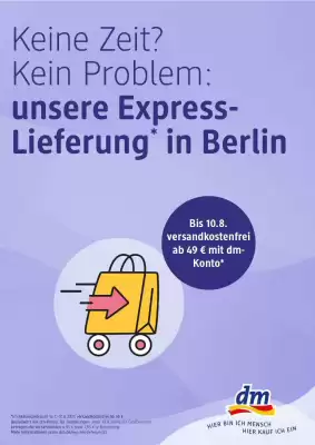dm: Unsere Express-Lieferung (gültig bis 7-08)