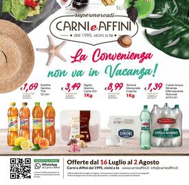 Volantino Carni e Affini Supermercati Pagina 1