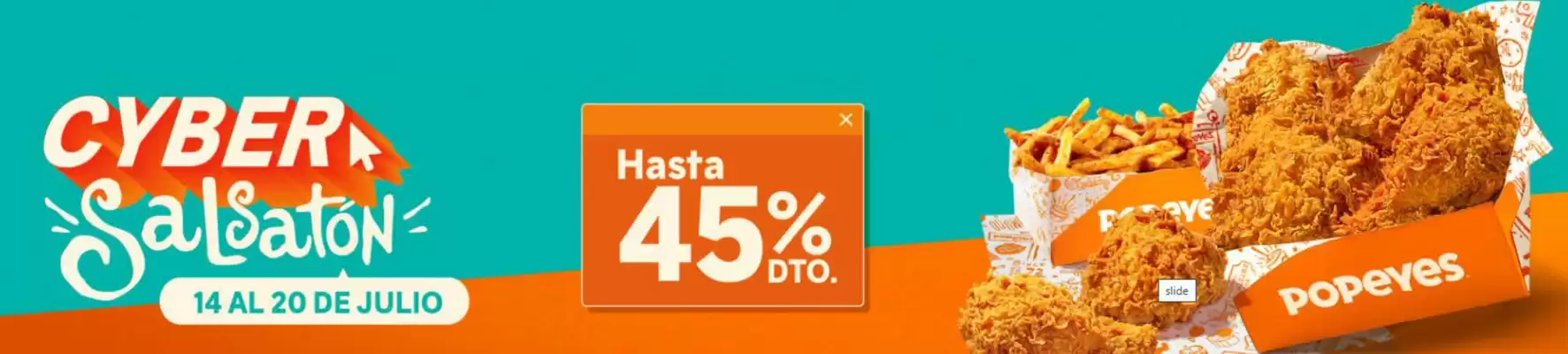Catálogo Popeyes (válido hasta 20-07)
