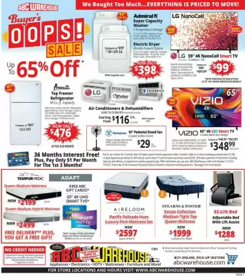 ABC Warehouse Weekly Ad (valid until 19-07)
