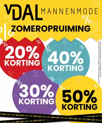 Van Dal Mannenmode folder (geldig t/m 5-08)