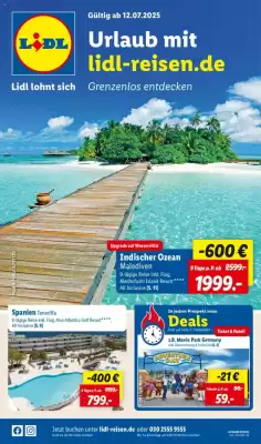 Lidl Reisen Prospekt (gültig bis 15-08)