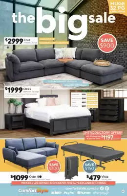ComfortStyle Furniture & Bedding catalogue (valid until 31-08)