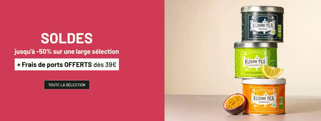 Catalogue Kusmi Tea (valable jusqu'au 27-07)