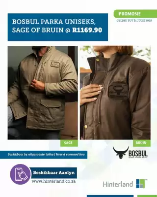 Hinterland catalogue (valid until 31-07)