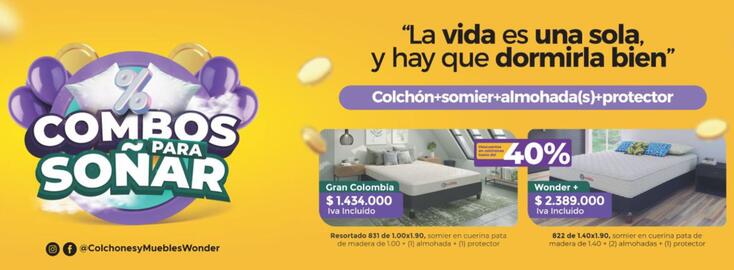 Catálogo Colchones Wonder Página 1