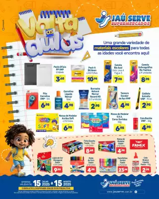 Catálogo Supermercados Jau Serve (válido até 15-08)