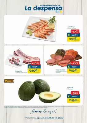 Folleto Supermercados La Despensa (válido hasta el 21-07)