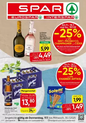 Spar Flugblatt (gültig bis 31-07)