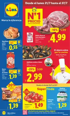 Folleto Lidl (válido hasta el 27-07)