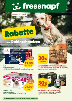Fressnapf Flugblatt (gültig bis 19-07)