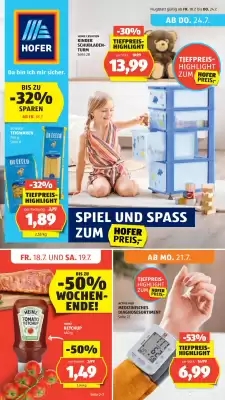 Hofer Flugblatt (gültig bis 25-07)
