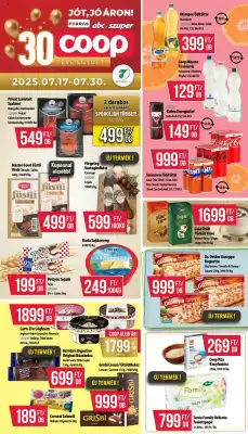 Coop akciós újság (érvényes eddig: 30-07)