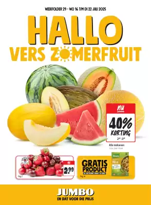 Jumbo Foodmarkt folder (geldig t/m 22-07)
