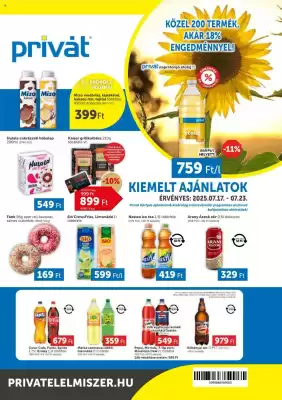 PRIVÁT akciós újság