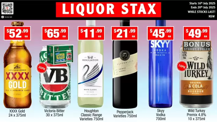 Liquor Stax catalogue