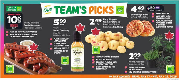 Thrifty Foods flyer week 29 Page 9