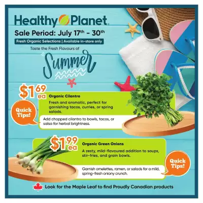Healthy Planet flyer (valid until 23-07)